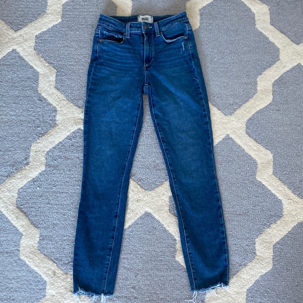 Paige dark wash jeans